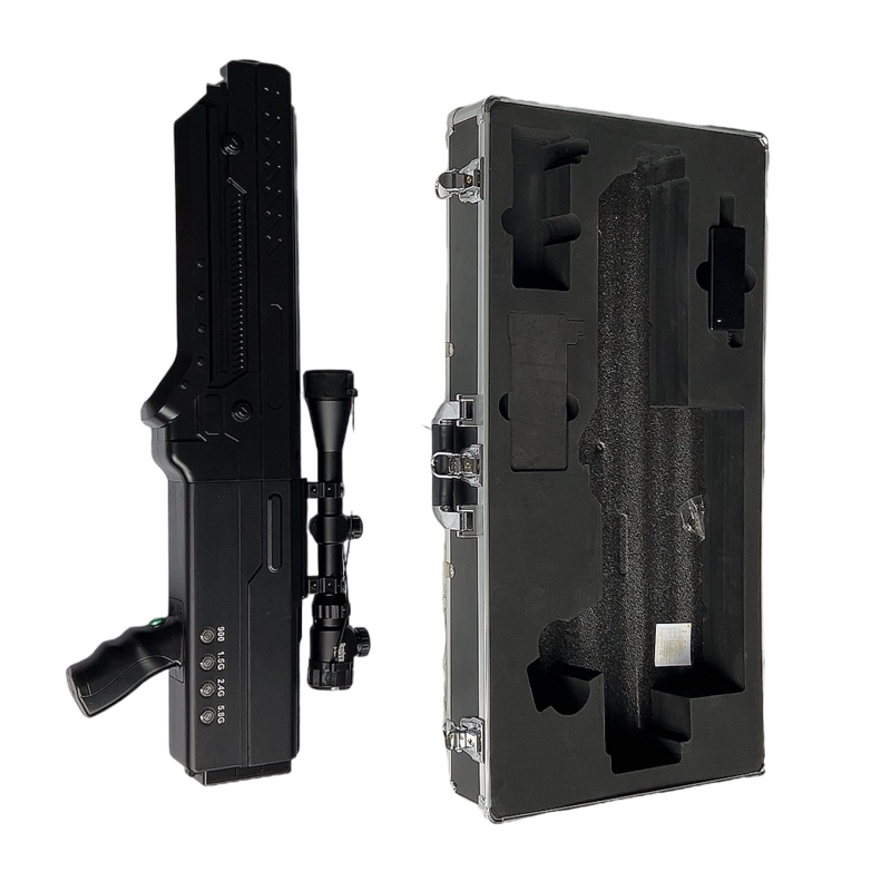  雷山手持便携式枪型低空防御反制四通道A型